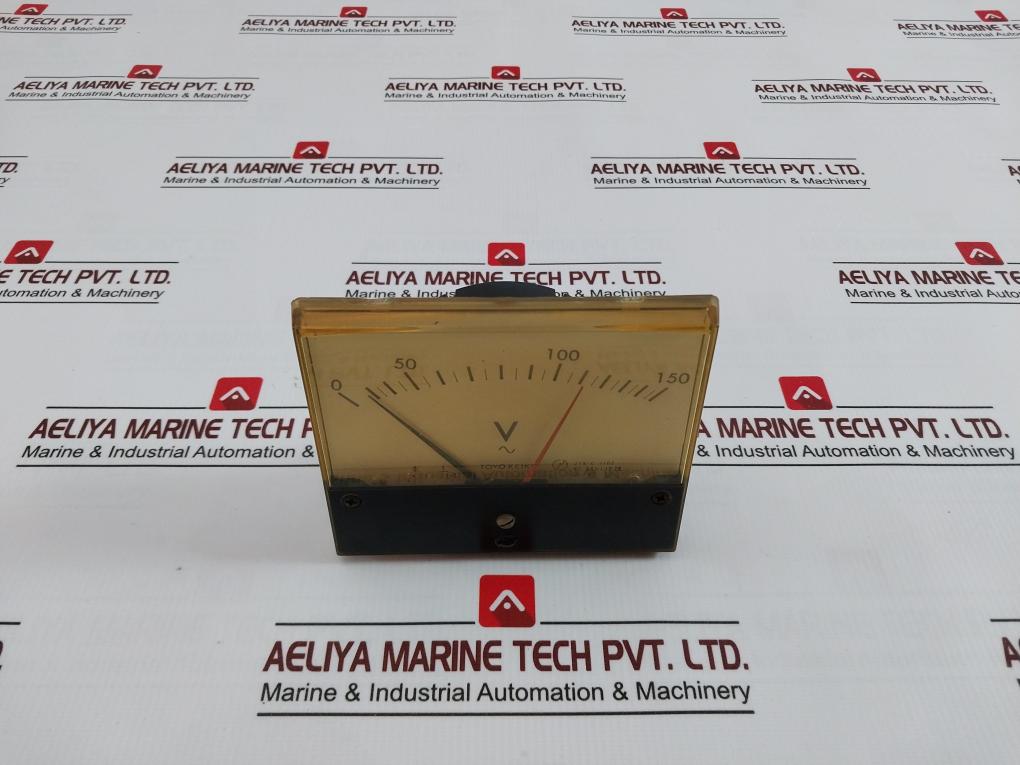 Toyo Keiki Acf-12Nb Volt Meter 0-150V Jis C 1102 Class 1.5