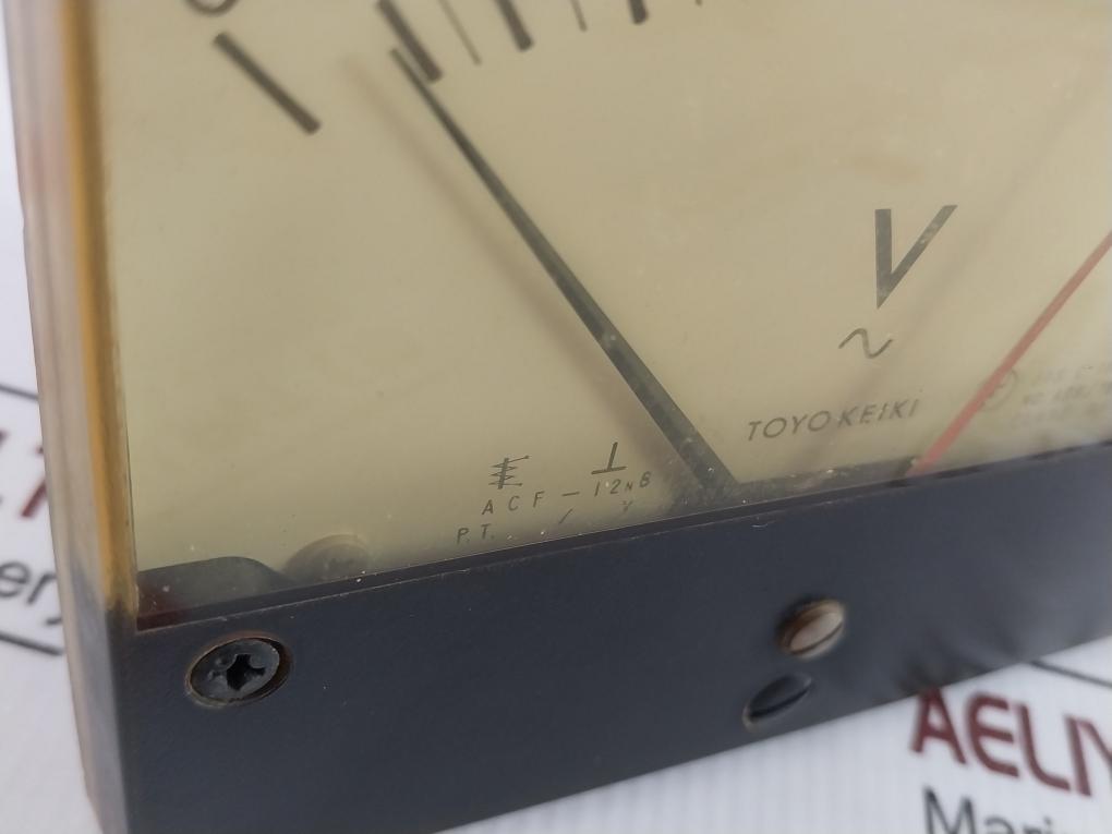 Toyo Keiki Acf-12Nb Volt Meter 0-150V Jis C 1102 Class 1.5