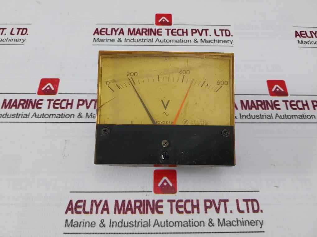 Toyo Keiki Acf-12Nb Voltmeter 0-600 V 150V