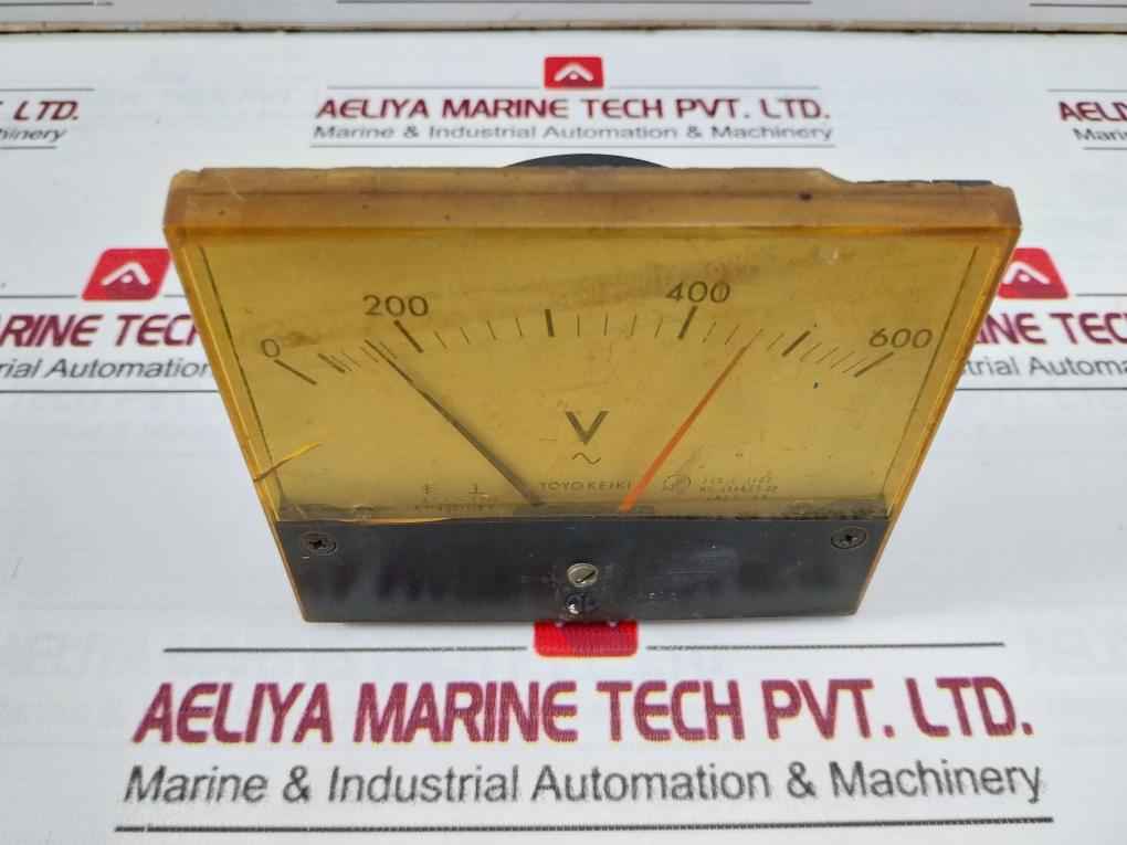 Toyo Keiki Acf-12Nb Voltmeter 0-600 V 150V