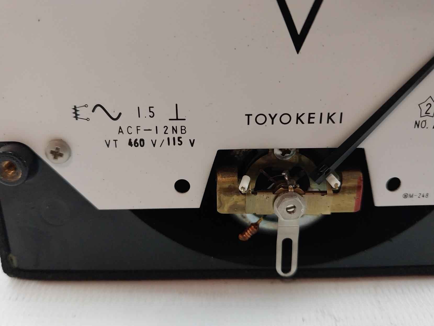Toyo Keiki Acf-12Nb Voltmeter 460V 115V