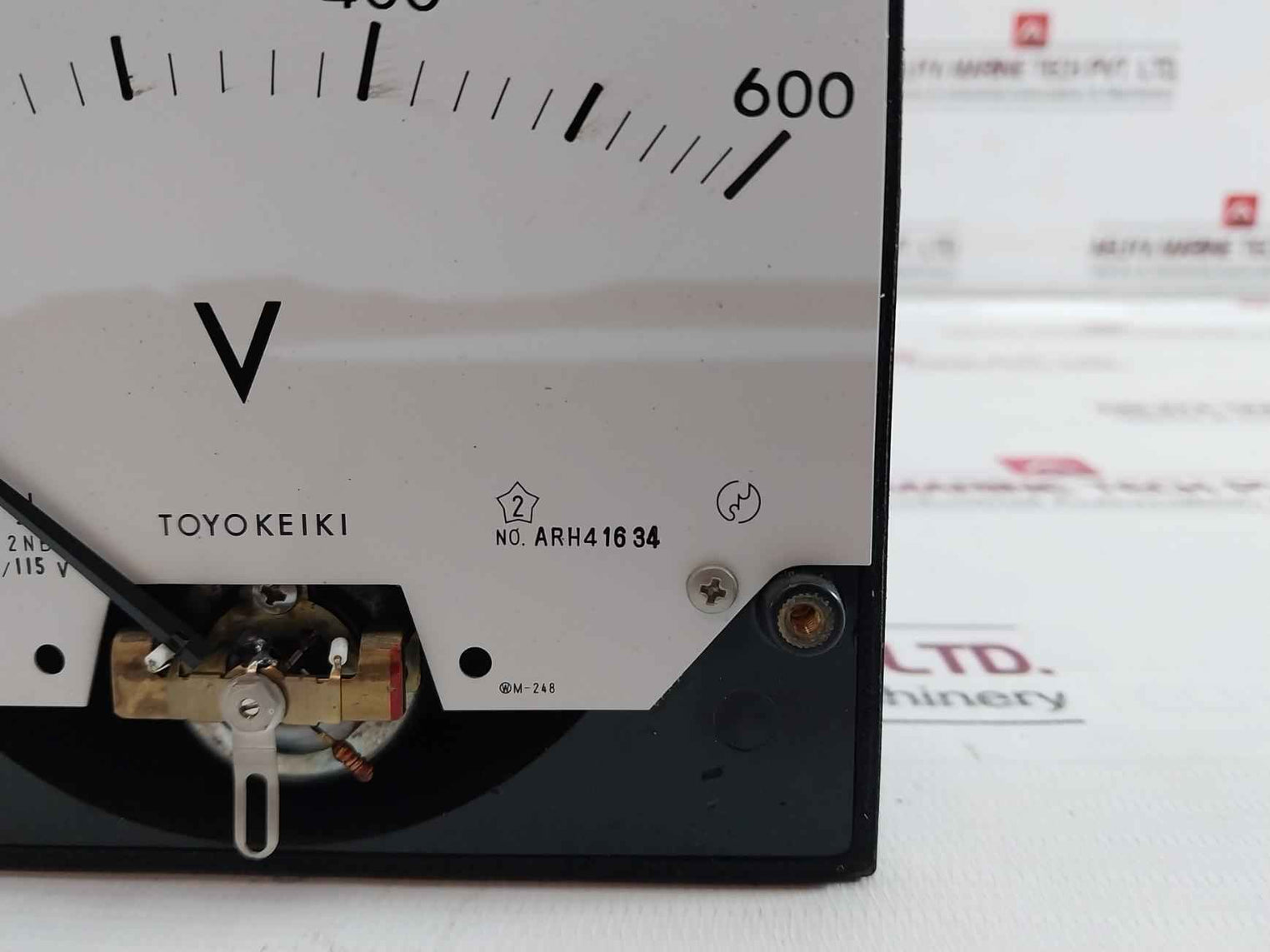 Toyo Keiki Acf-12Nb Voltmeter 460V 115V