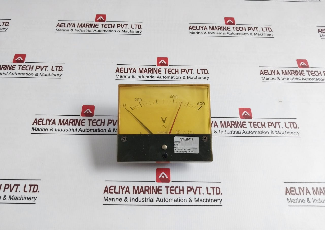 Toyo Keiki Acf-12Nb Voltmeter Class 1.5 Nh-264B 460/115V