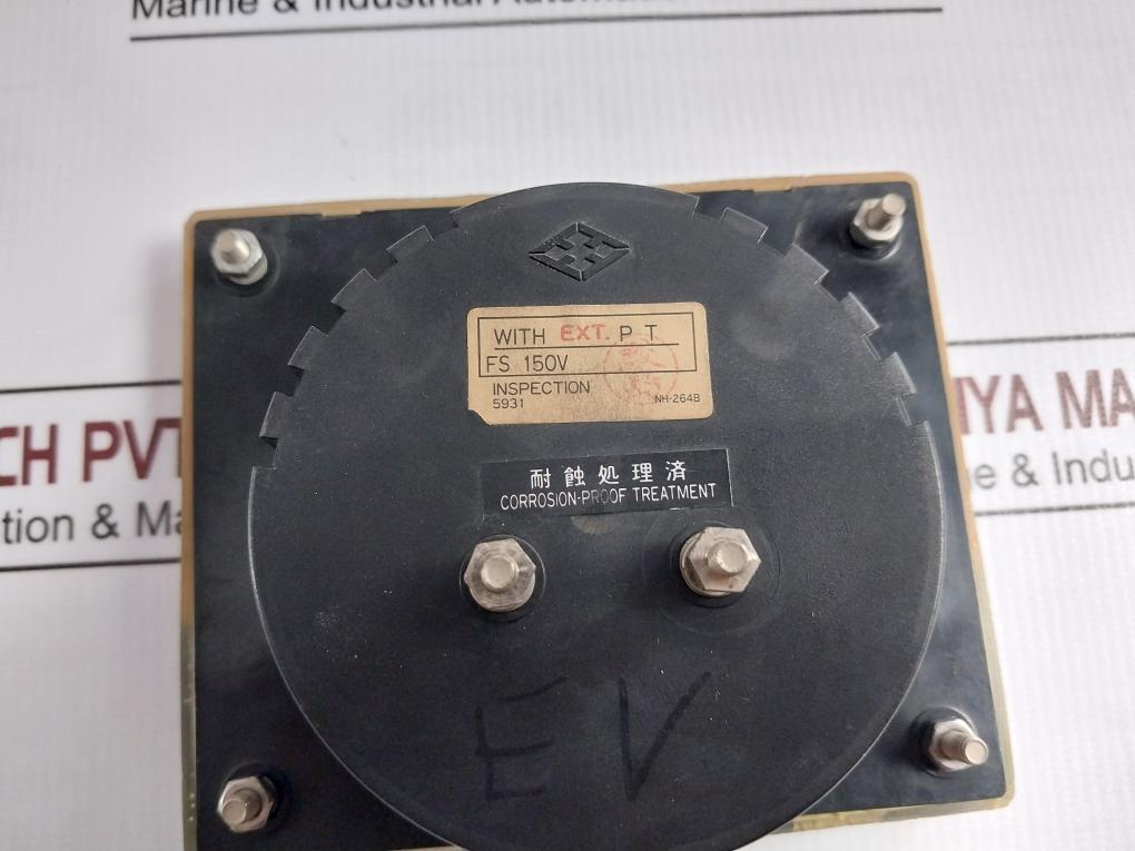 Toyo Keiki Acf-12Nb Voltmeter Class 1.5 Nh-264B 460/115V