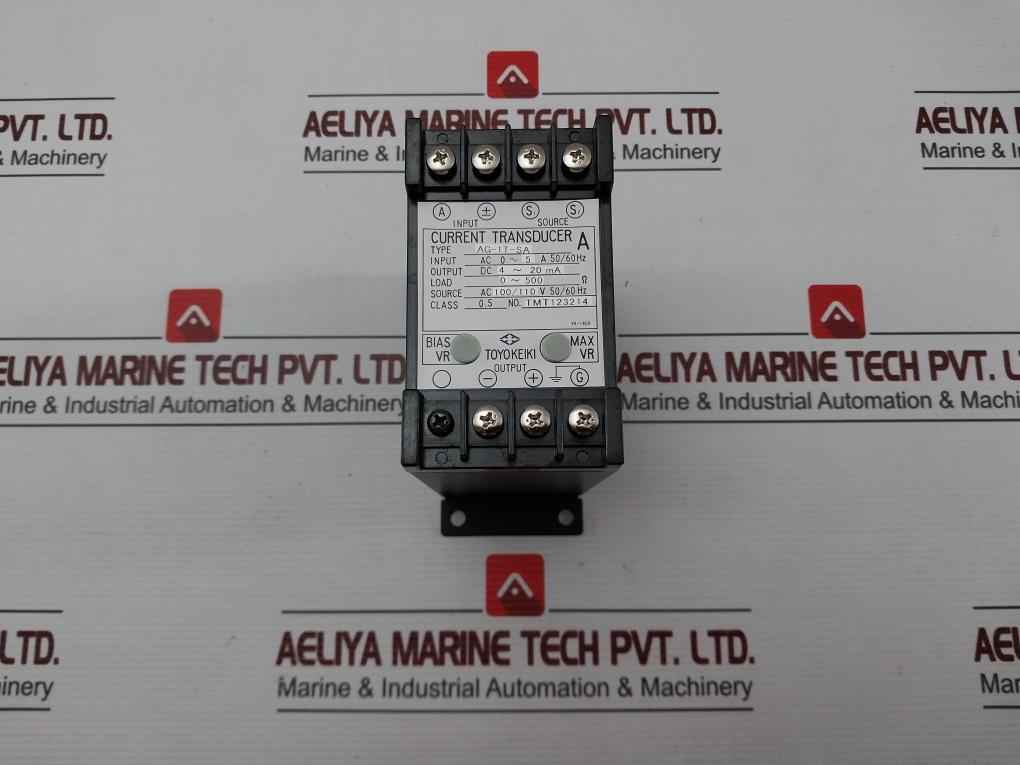Toyo Keiki Ag-1T-sa Current Transducer 50/60Hz 100/110Vac