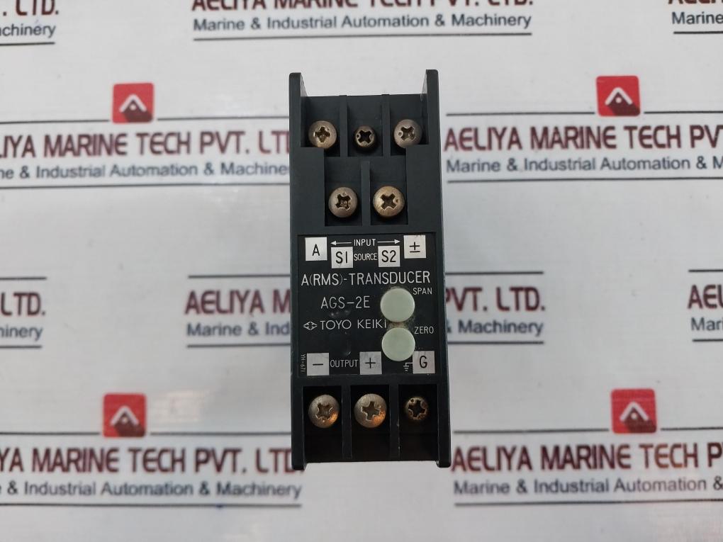 TOYO KEIKI AGS-2E A (Rms)-transducer Ac 0~5a 50/60hz