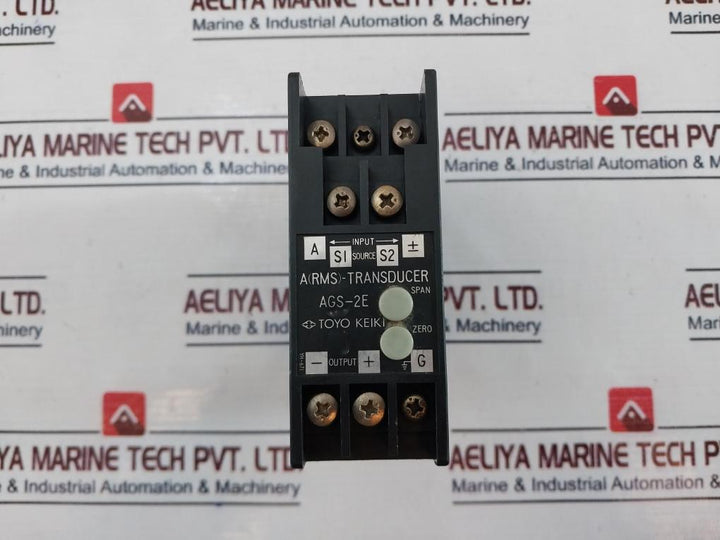 TOYO KEIKI AGS-2E A (Rms)-transducer Ac 0~5a 50/60hz