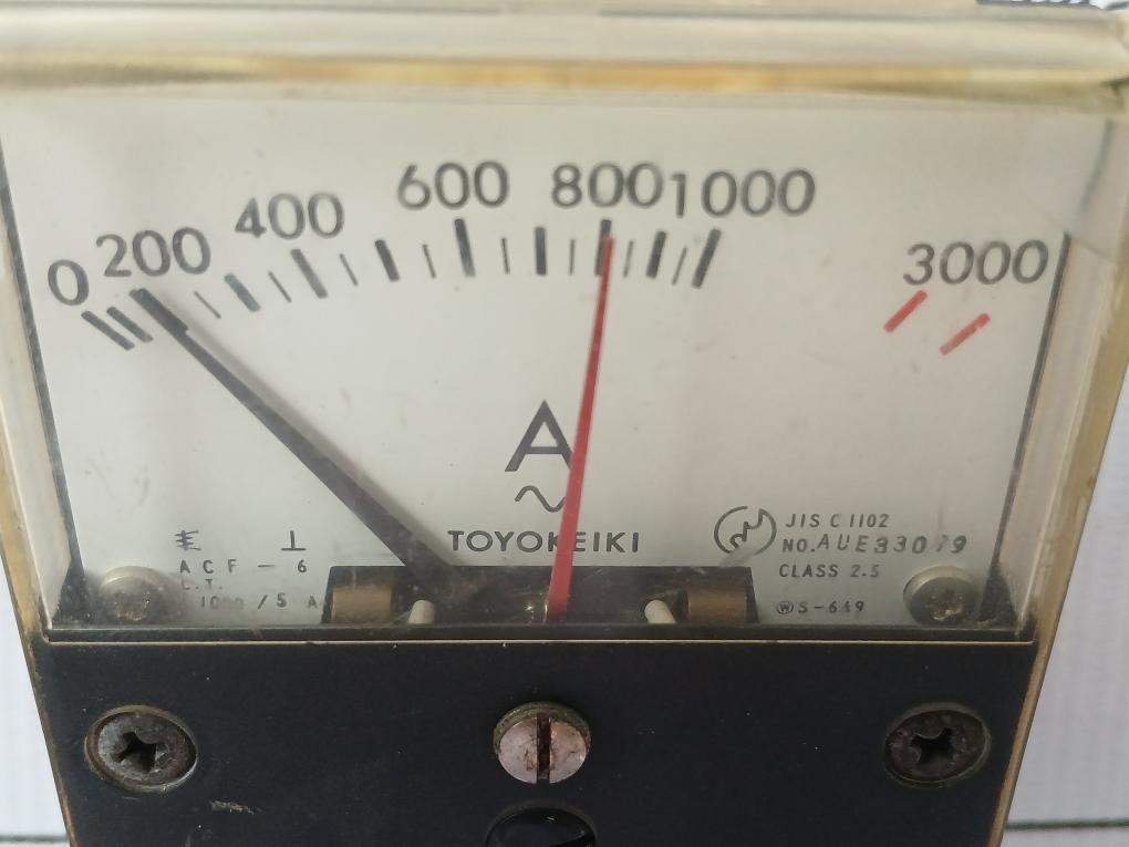 Toyo Keiki Ammeter Acf-6