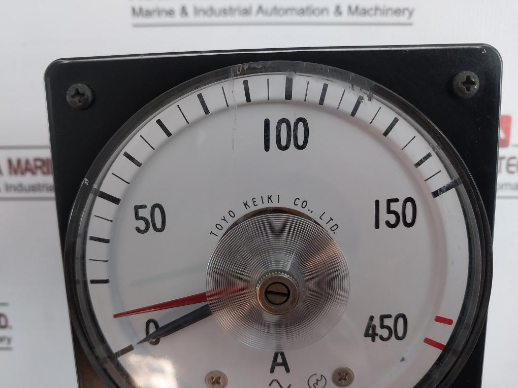 Toyo Keiki Avf-11 Ammeter 150/1A Jis C 1102, 0-450A~ Nh-266D, S-1139N