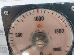 Toyo Keiki Avf-12E Ammeter Ab811192 1500/5A 0-3000A