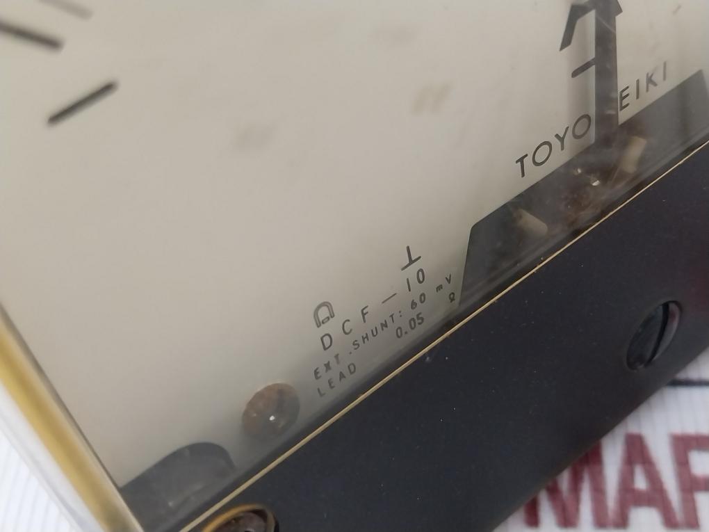Toyo Keiki Dcf-10 Ammeter Ce308396 Class 2.5 Nh-350A -200 To +200 A