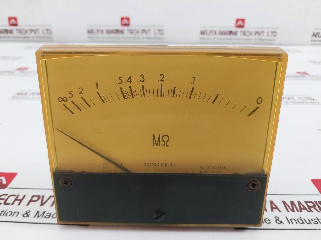 Toyo Keiki Dcf-12N Analog Megohmmeter 1Ma Nij04265 Nh-349 Nh-456-1