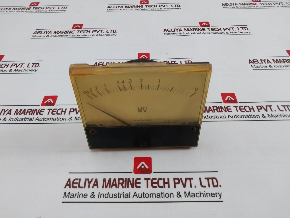 Toyo Keiki Dcf-12N Analog Megohmmeter Nij04277 Nh-349 1Ma