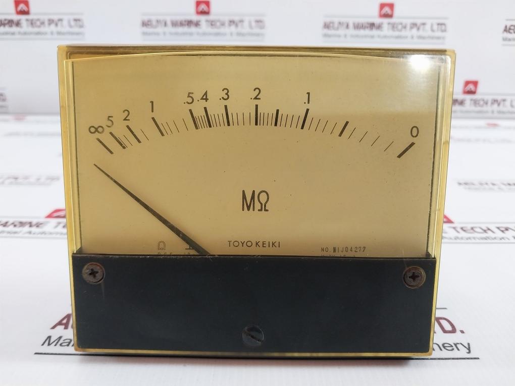 Toyo Keiki Dcf-12N Analog Megohmmeter Nij04277 Nh-349 1Ma