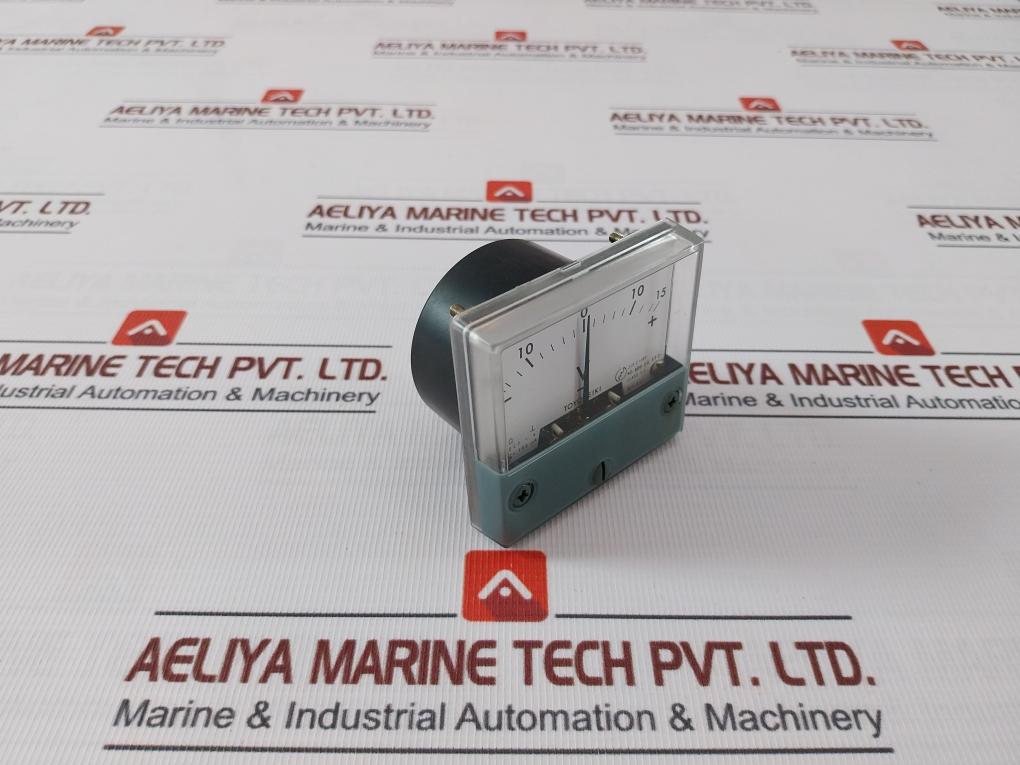 Toyo Keiki Dcf-6 Analog Panel Meter Jis C 1102 -15V To +15V 100µA Class 2.5