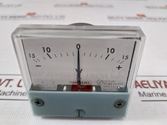 Toyo Keiki Dcf-6 Analog Panel Meter Jis C 1102 -15V To +15V 100µA Class 2.5