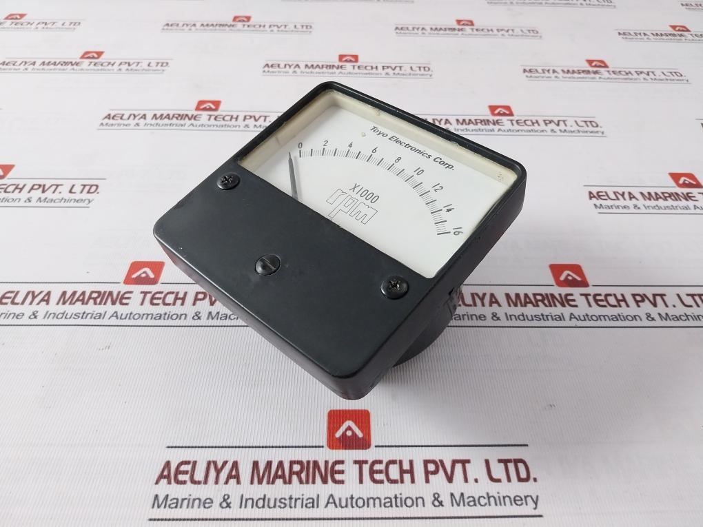 Toyo Keiki Dgf-110 Rpm Meter 0-16Rpm 3000 Ω 200Ua X1000 Jis C1102 S-1157G-2