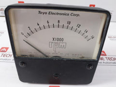 Toyo Keiki Dgf-110 Rpm Meter 0-16Rpm 3000 Ω 200Ua X1000 Jis C1102 S-1157G-2