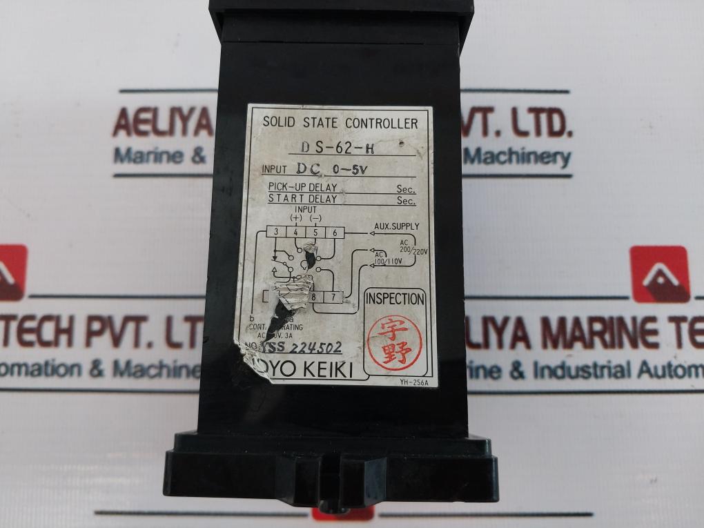 Toyo Keiki Ds-62-h, 0-100 Solid State Controller 250V, 3A
