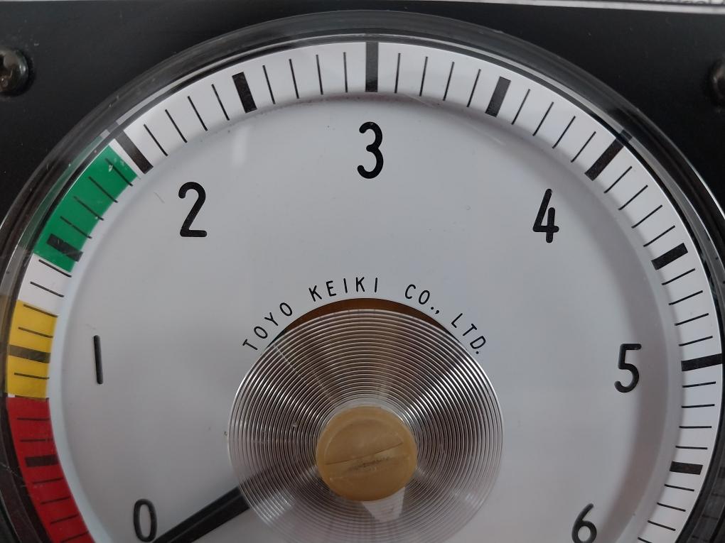 Toyo Keiki Dvf-11 Analog Pressure Indicator 4-20Ma 0-6 Kg/Cm2 S-1137N-62 Jis