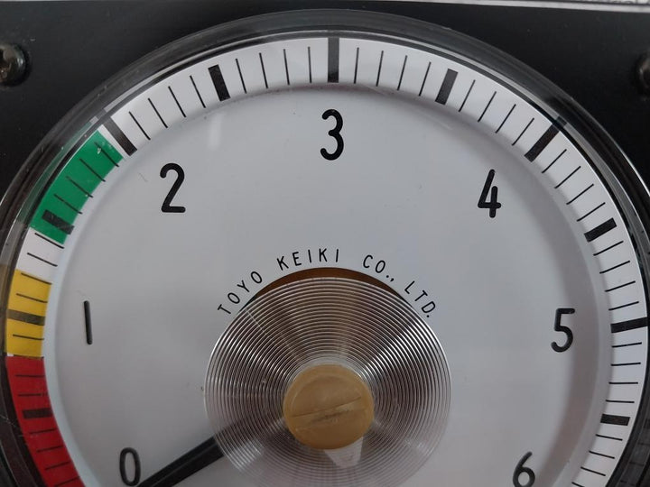 Toyo Keiki Dvf-11 Analog Pressure Indicator 4-20Ma 0-6 Kg/Cm2 S-1137N-62 Jis