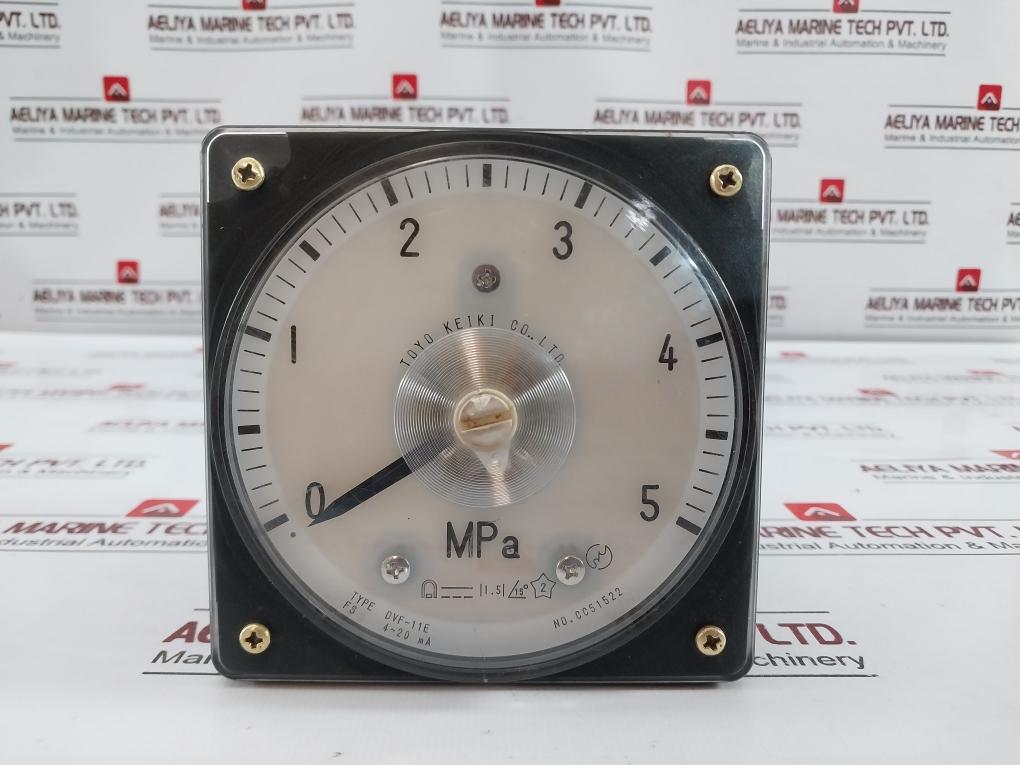 Toyo Keiki Dvf-11E Pressure Indicator 4-20Ma Cc51522 Ac 100V-120V