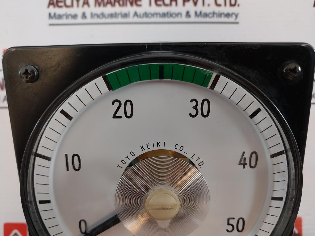 Toyo Keiki DVF-11 Panel Meter 0-50 kg/cm2 S-1137N-68