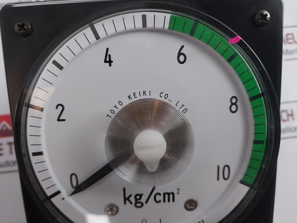 Toyo Keiki Dvf-11 Pressure Gauge 0-10 Kg/Cm2