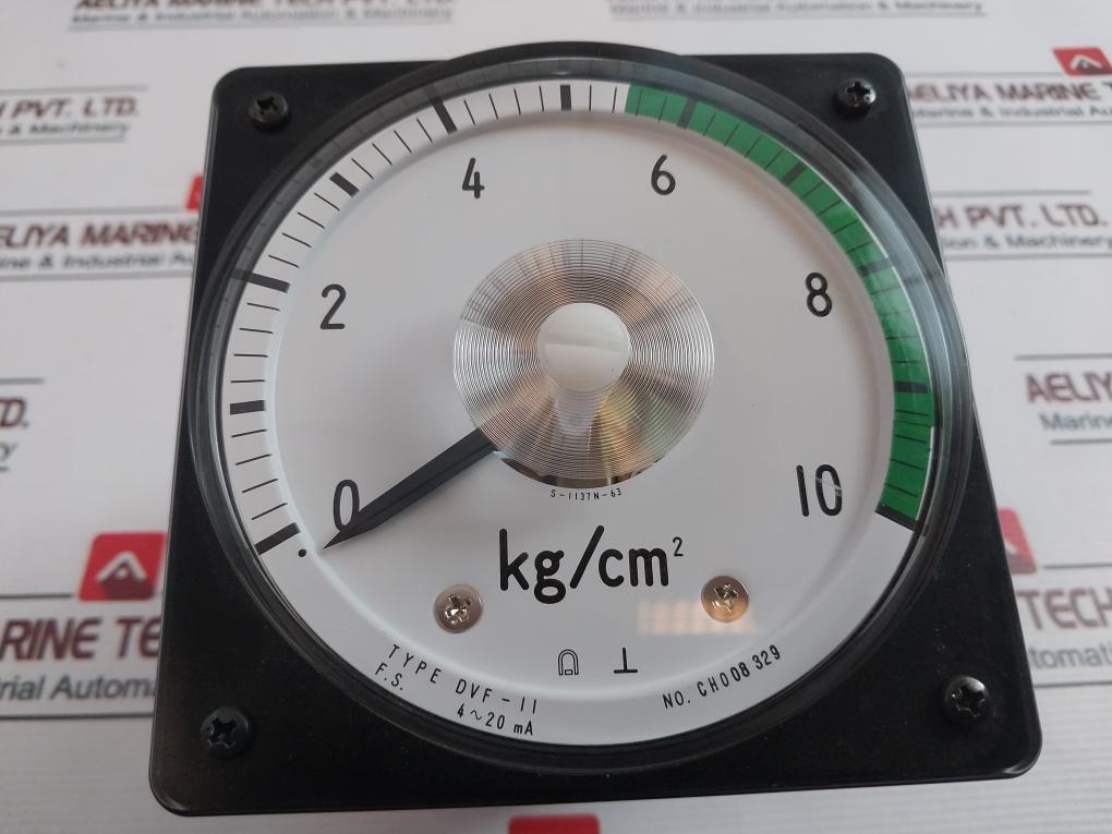 Toyo Keiki Dvf-11 Pressure Gauge 0-10 Kg/Cm2