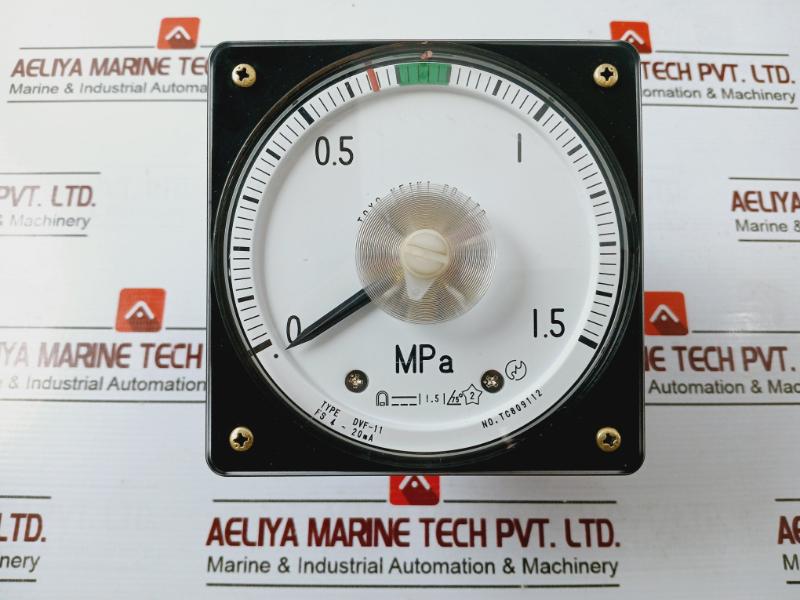 Toyo Keiki Dvf-11 Pressure Indicator, 0-1.5 Mpa, Fs 4~20Ma