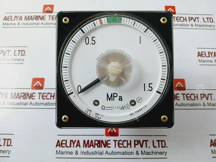 Toyo Keiki Dvf-11 Pressure Indicator, 0-1.5 Mpa, Fs 4~20Ma