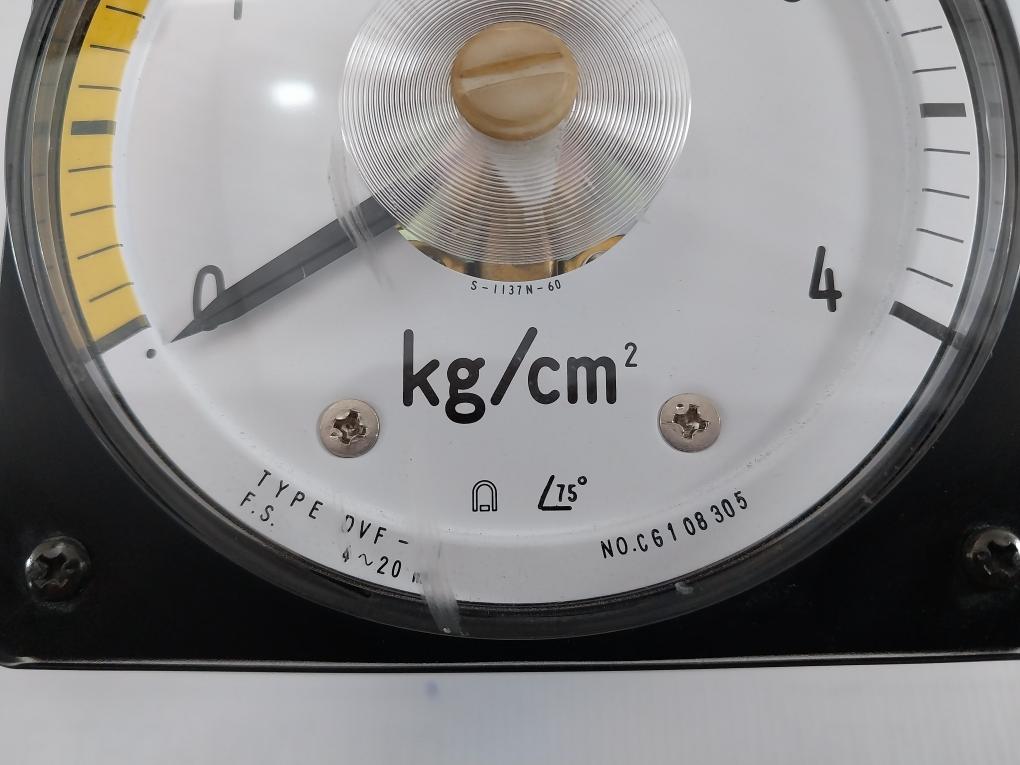 Toyo Keiki Dvf-11 Pressure Indicator 0-4 Kg/Cm2 S-1137N-60 1.5 Nh-214-2 4-20Ma