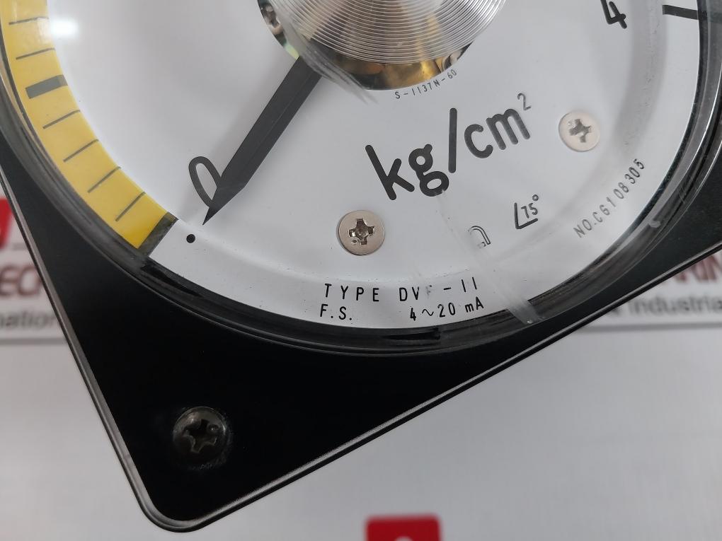 Toyo Keiki Dvf-11 Pressure Indicator 0-4 Kg/Cm2 S-1137N-60 1.5 Nh-214-2 4-20Ma