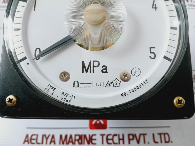 Toyo Keiki Dvf-11 Pressure Indicator 0-5 Mpa Fs 4~20Ma