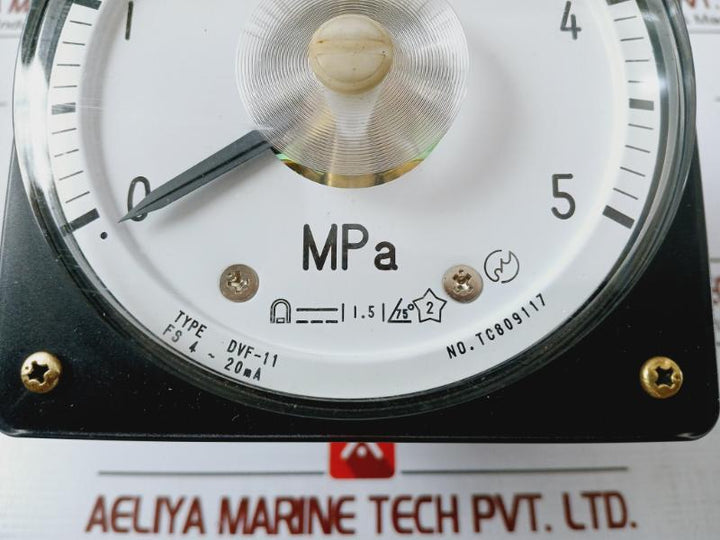 Toyo Keiki Dvf-11 Pressure Indicator 0-5 Mpa Fs 4~20Ma