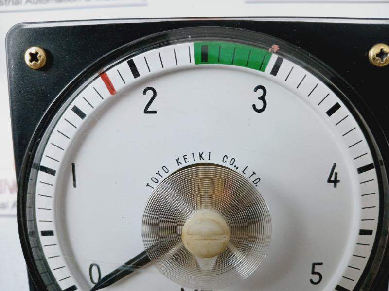 Toyo Keiki Dvf-11 Pressure Indicator 0-5 Mpa Fs 4~20Ma