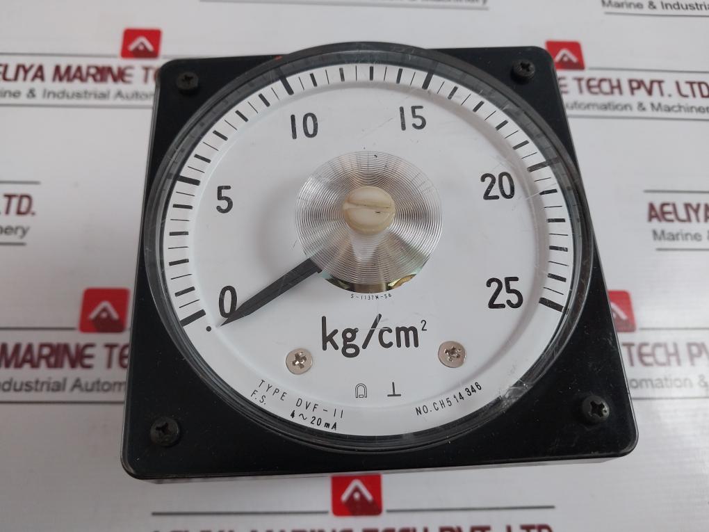 Toyo Keiki Dvf-11 Pressure Indicator 4-20Ma 0-25 Kg/Cm2 Jis C1102 Class 1.5