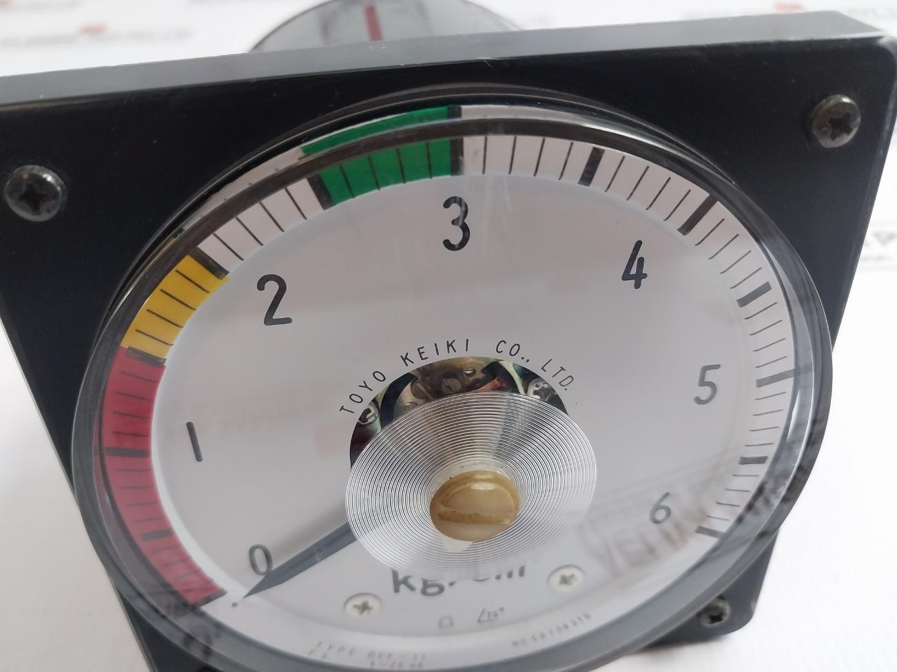 Toyo Keiki Dvf-11 Pressure Indicator 4-20Ma S-1137N-62 0 To 6 Kg/Cm2, Jis C1102