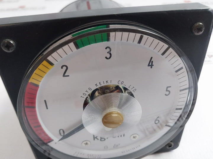 Toyo Keiki Dvf-11 Pressure Indicator 4-20Ma S-1137N-62 0 To 6 Kg/Cm2, Jis C1102