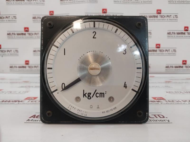 Toyo Keiki Dvf-11 Pressure Indicator Cc123335 4-20Ma S-1137N-60 Class 1.5