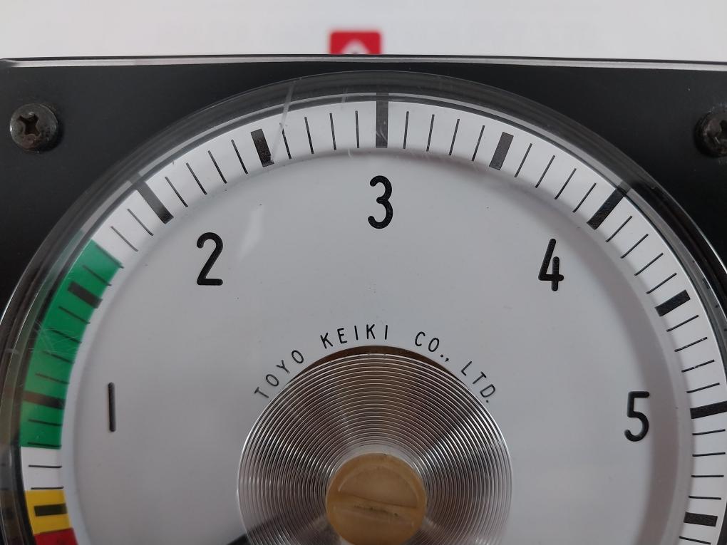 Toyo Keiki Dvf-11 Pressure Indicator Jis C1102 0-6 Kg/Cm2