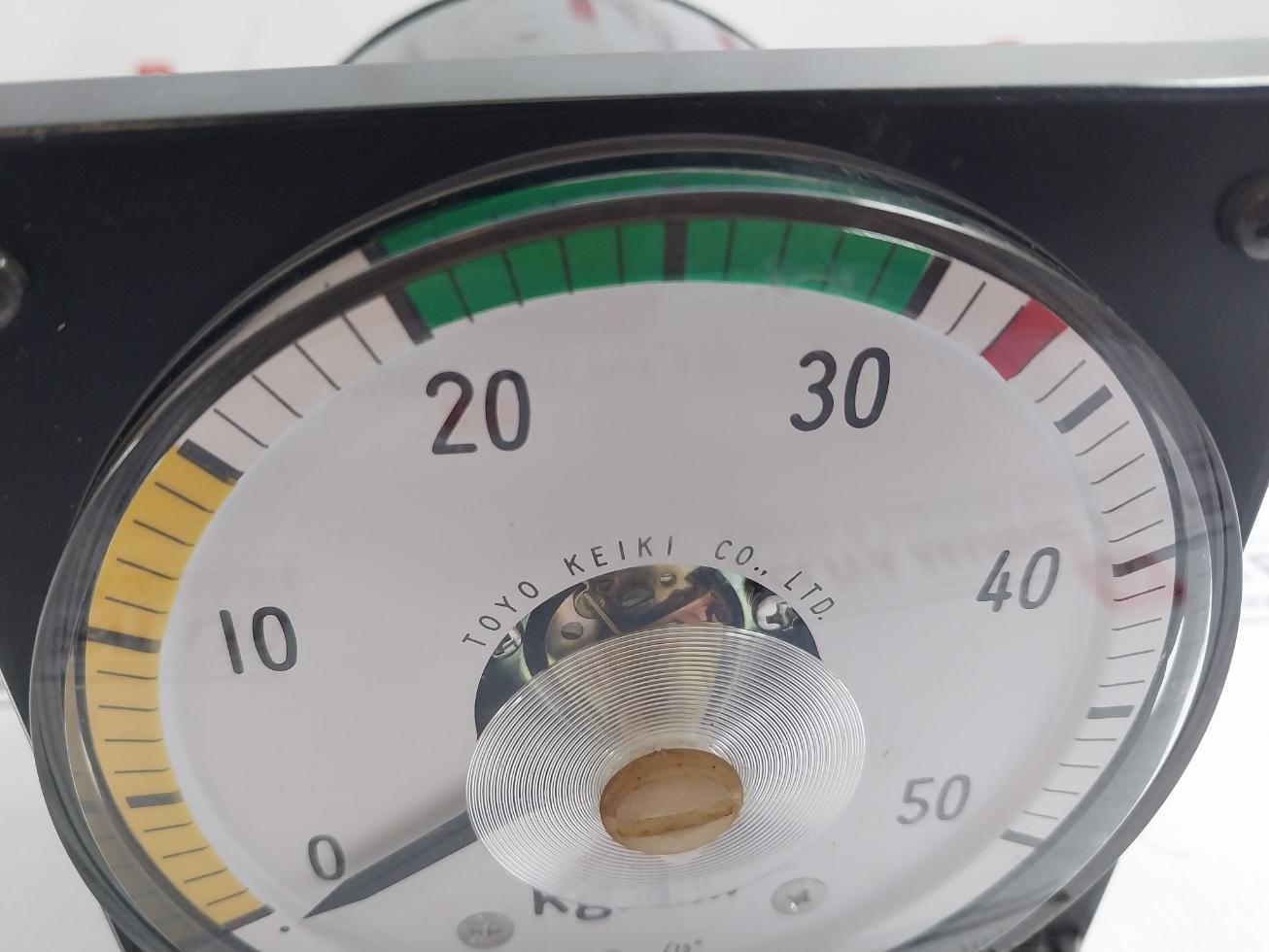 Toyo Keiki Dvf-11 Pressure Indicator S-1137N-68, Jis C1102 4~20Ma 0 To 50 Kg/Cm2