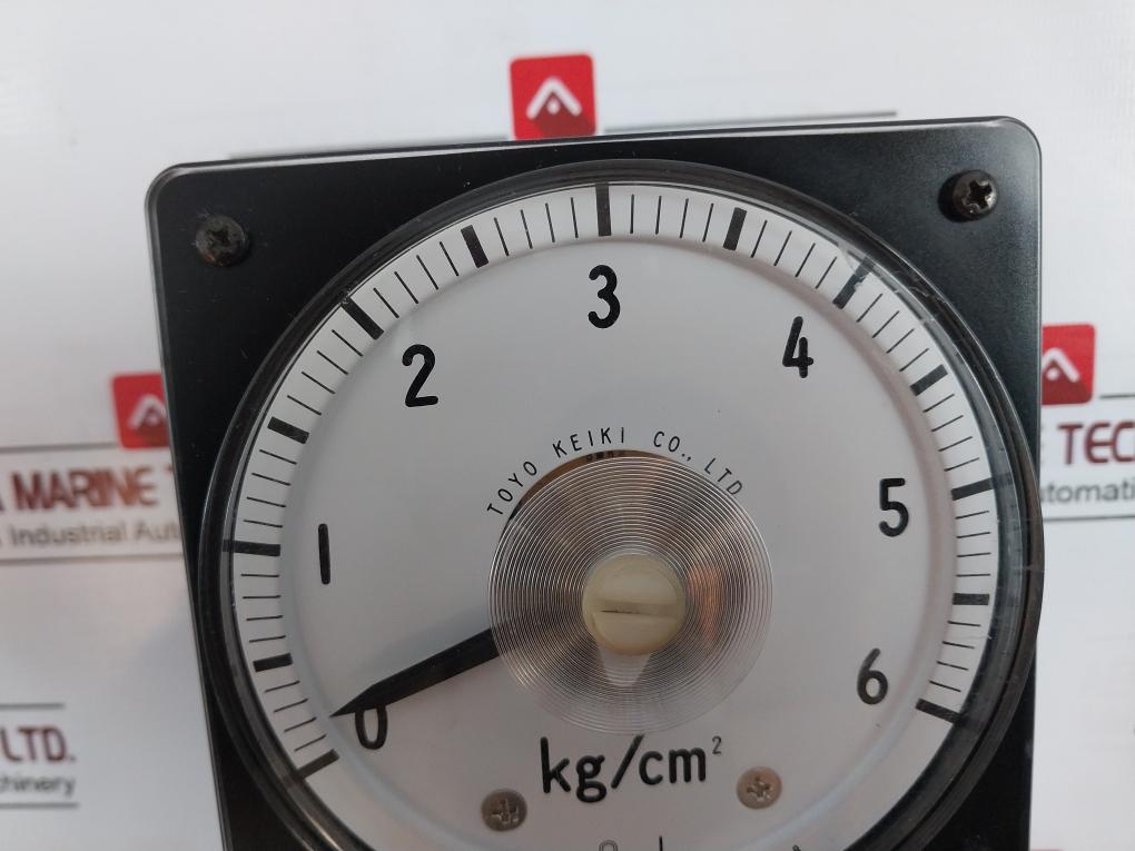 Toyo Keiki Dvf-11 Pressure Indicator, 0-6 Kg/Cm2