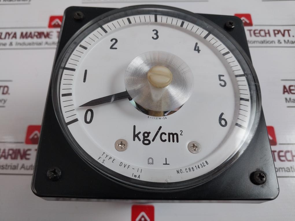 Toyo Keiki Dvf-11 Pressure Indicator, 0-6 Kg/Cm2