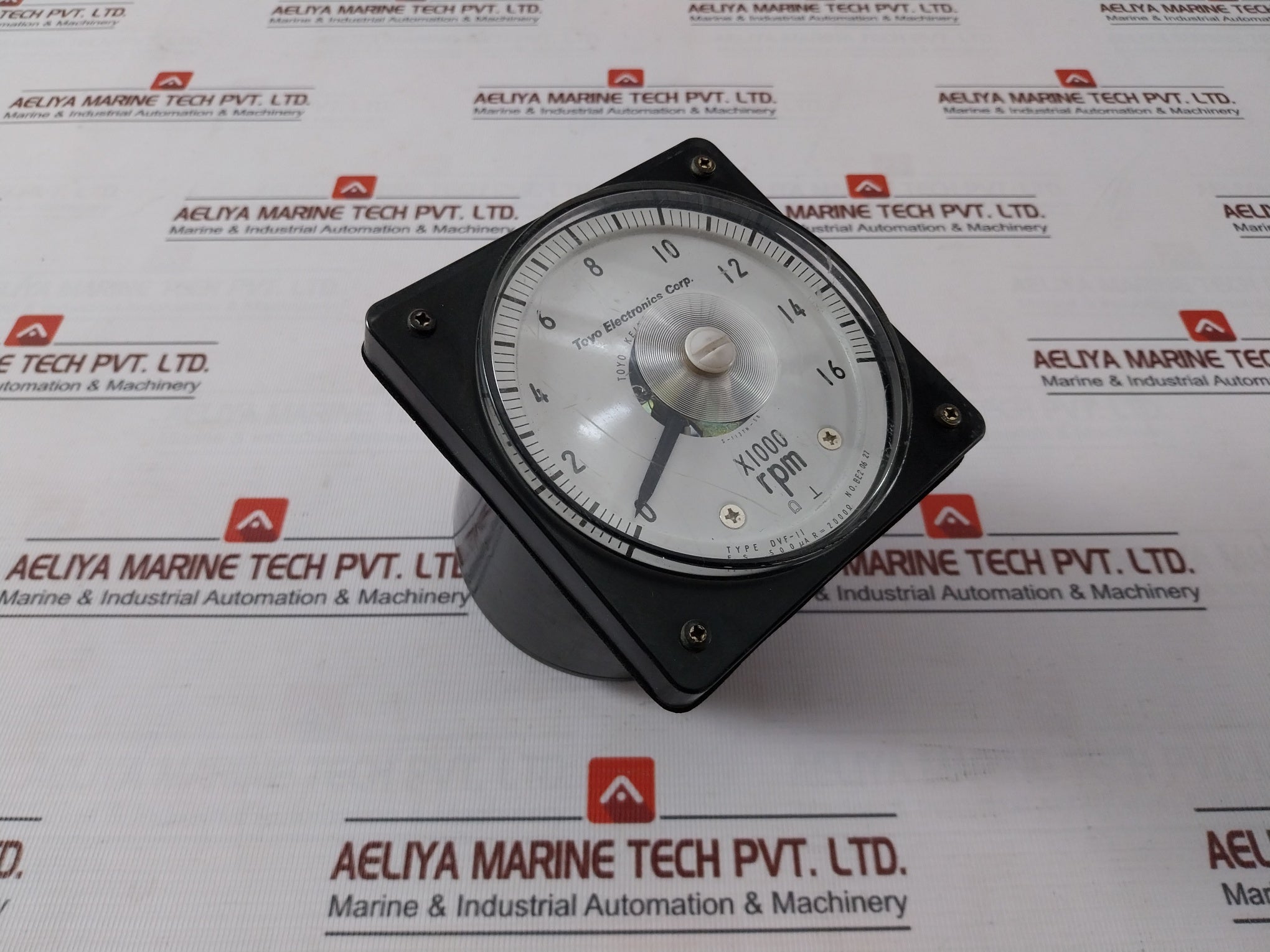 Toyo Keiki Dvf-11 Receiving Indicator Rpm Meter Jis C1102 0-16Rpm 500Ua 2000Ω