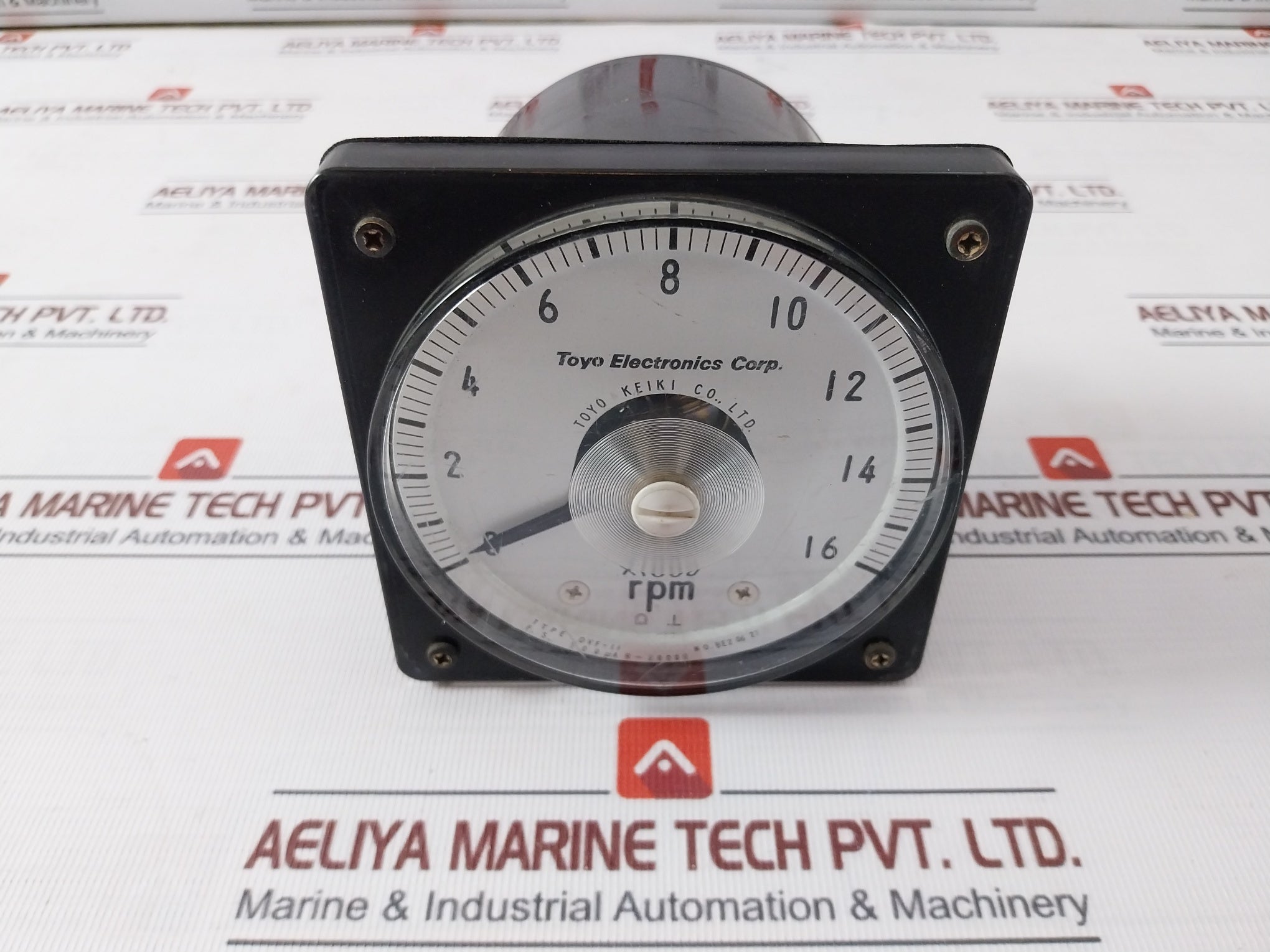 Toyo Keiki Dvf-11 Receiving Indicator Rpm Meter Jis C1102 0-16Rpm 500Ua 2000Ω