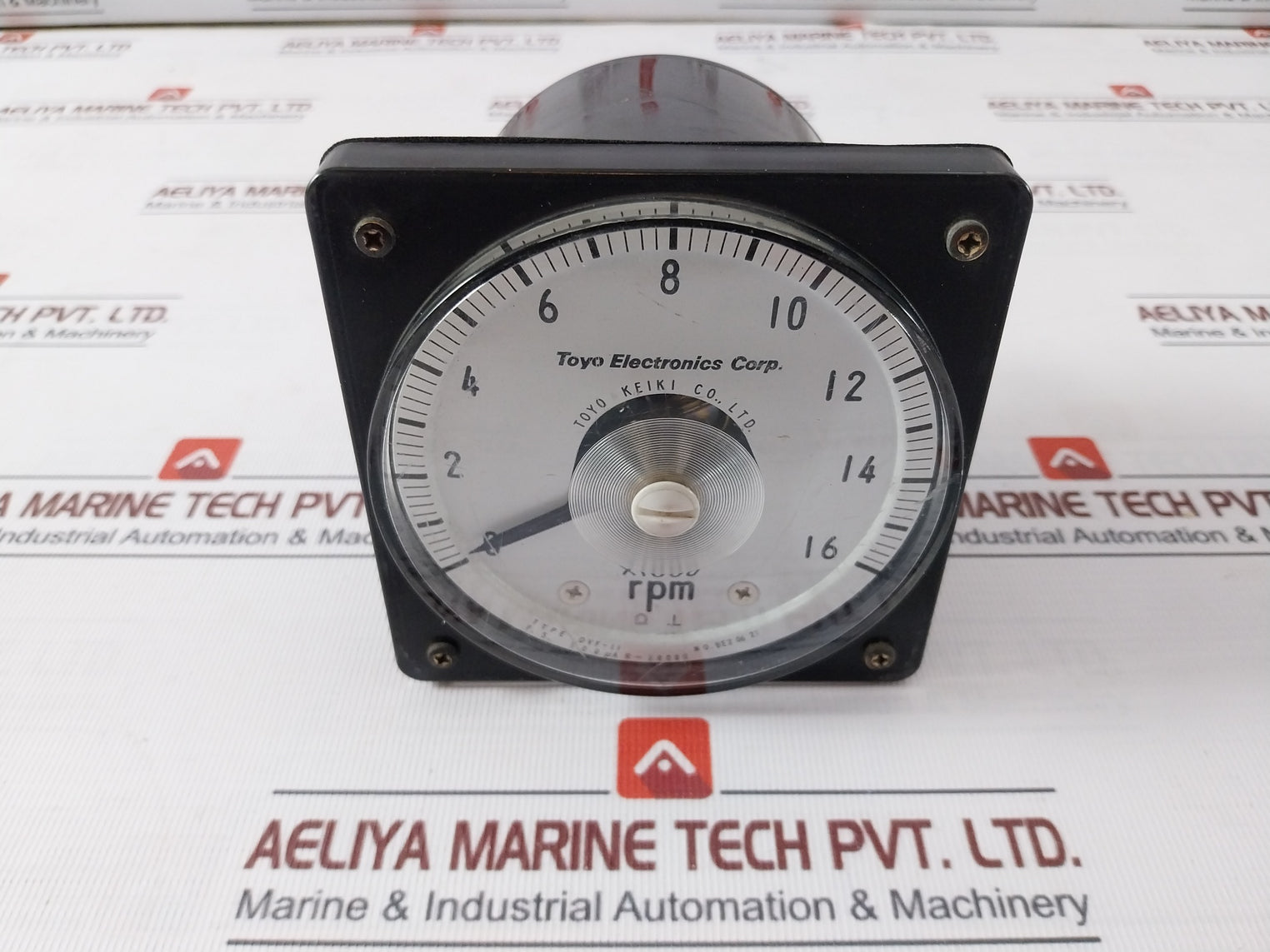 Toyo Keiki Dvf-11 Receiving Indicator Rpm Meter Jis C1102 0-16Rpm 500Ua 2000Ω