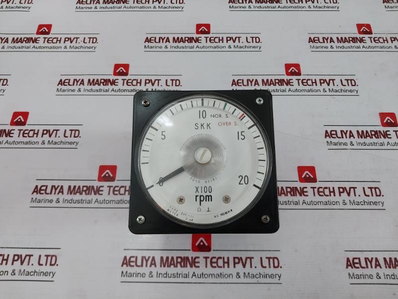 Toyo Keiki Dvf-11 Rpm Meter 3Ma Ye20541N Sy-1137N-10 0-20