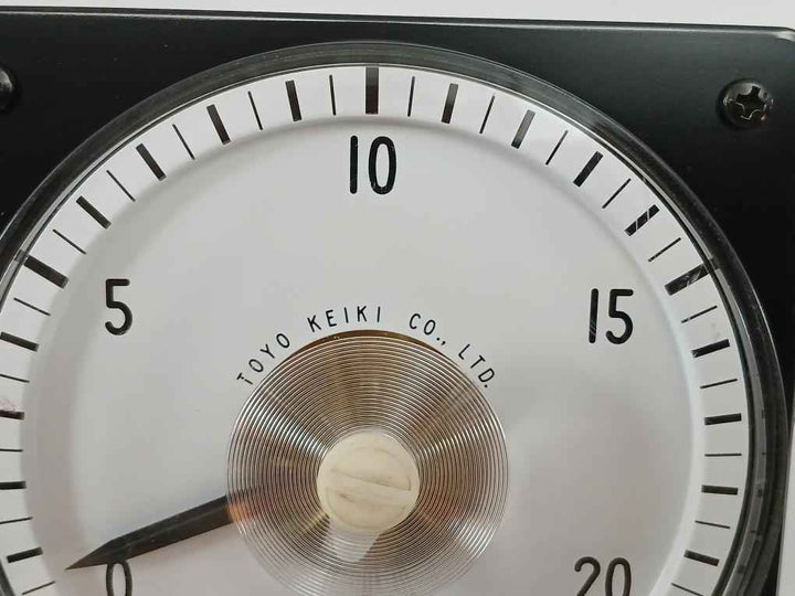 Toyo Keiki Dvf-11V Analog Ammeter 0-20A 50Mv Shunt