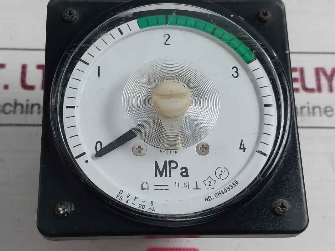 Toyo Keiki Dvf-8 Pressure Indicator 4-20 Ma M-837A
